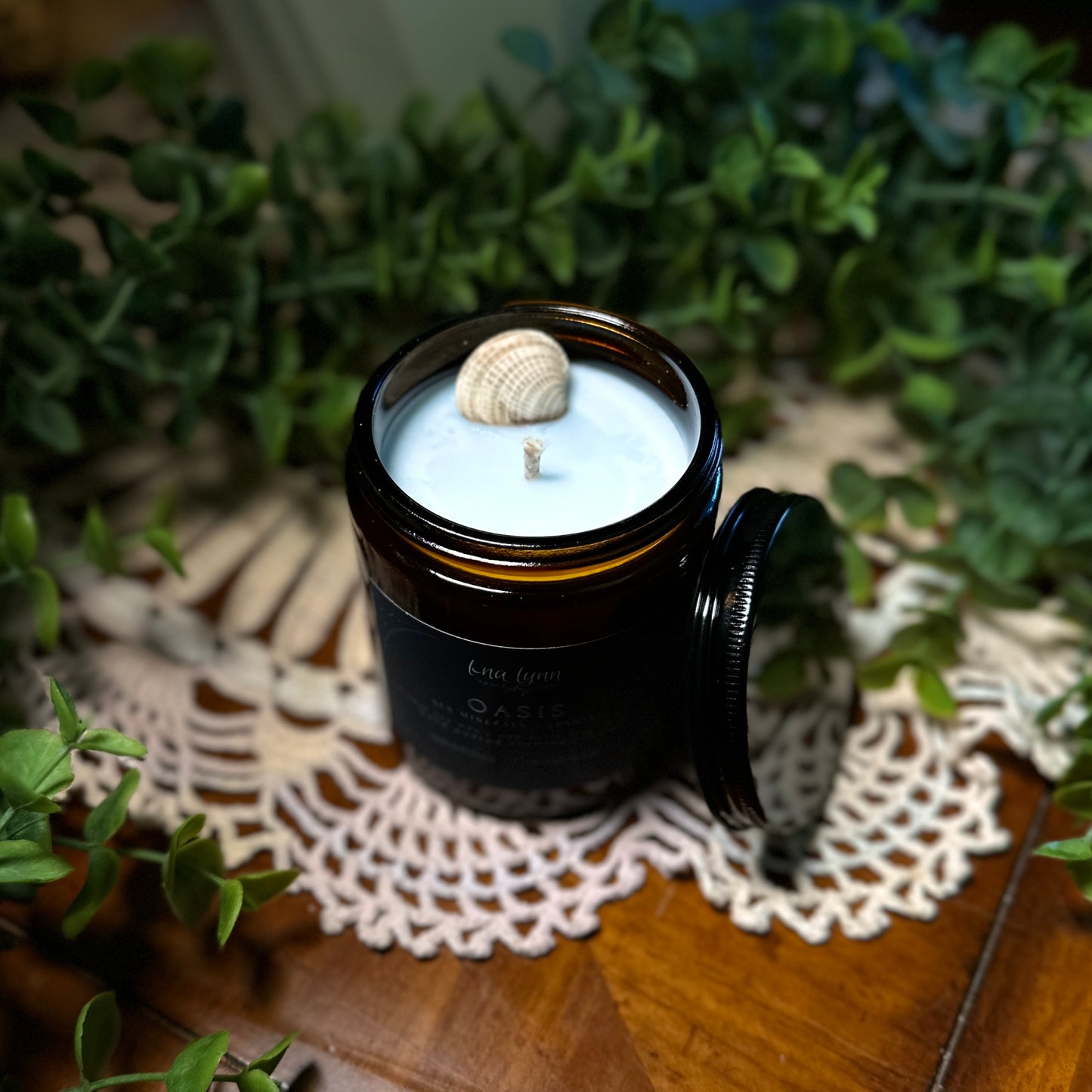 Oasis | Sea Minerals + Jasmine | 8oz Candle