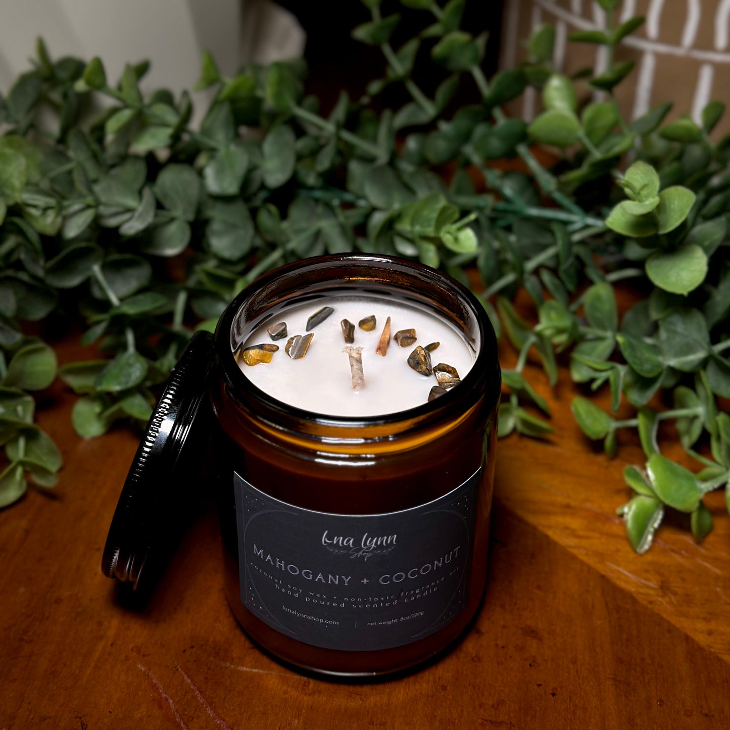 Mahogany Coconut | 12oz Scented Candle