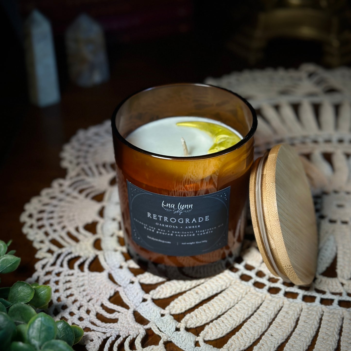 Retrograde | Oakmoss + Amber | 12oz Scented Candle