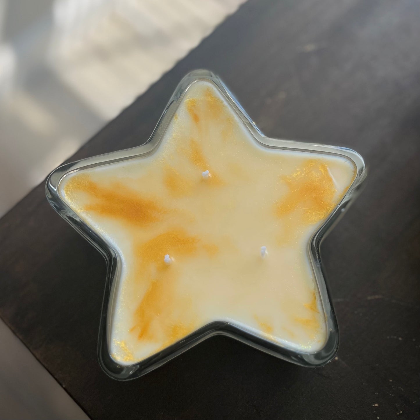 Star Shaped Candle | Lemon Cake Scented | Coconut Soy Wax | Non Toxic